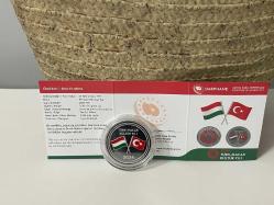 2024 Türk Macar Kültür Yılı - Darphane Sertifikalı Gümüş Hatıra Para - Çil kondisyon