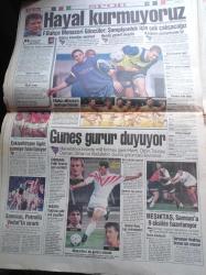 Takvim Gazetesi - 2 Eylül 1995 - Leyla Gencer-Şenol Güneş Milli Takımdaki Oyuncuları İle Gurur Duyuyor - Tolunay Kafkas - Hami Mandıralı - Ferdi Tayfur Gülhane Konserinde Ağlattı - Carmen İstanbul'da - Leyla Gencer Onuruna Yarışma - Sırplardan 3. Dünya Savaşı Tehdidi - Nazmiye Demirel -  Tansu Çiller - Savaşın Dul Ve Yetim Bıraktığı İnsanlar İstanbul'a Getirildi - Müslüman Kasabı Karadziç - Seda Sayan - Ekrem Pakdemirli