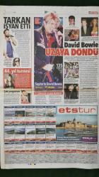 Hürriyet Gazete 12 Ocak 2016 Kanserle Savaşta En Son Tedaviler,Beyazıt Öztürk,Brie Larson,Leonardo DiCaprio,Lady Gaga,Numan Kurtulmuş,Prenses Christina,Michaela Kocianova,Martin Linnes,Sabri Sarıoğlu,Hamza Hamzaoğlu,Pero Antic,Lionel Messi,Cristiano Ronaldo,Neymar Jr.,Prenses Cristina,Tarkan,Serdar Ortaç,Chloe Loughnan,Nilüfer,David Bowie,Seri İlanlar