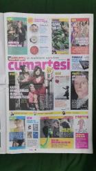 Hürriyet Cumartesi Gazete 16 Ocak 2016 Şebnem Sönmez,Deniz Çakır,Zeynep Kankonde,David Bowie,Sahrap Soysal,Burcu Güneş,Ayşe Arman,Burcu Güneş,Chris Botti,Gigi Hadid,Vedat Milor,Mehmet Yaşin,Bonus Flaş - Koçtaş - Migros Reklamı,Shrek The Musical Afişi,Banksy Afişi