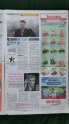 Hürriyet Cumartesi Gazete 16 Ocak 2016 Şebnem Sönmez,Deniz Çakır,Zeynep Kankonde,David Bowie,Sahrap Soysal,Burcu Güneş,Ayşe Arman,Burcu Güneş,Chris Botti,Gigi Hadid,Vedat Milor,Mehmet Yaşin,Bonus Flaş - Koçtaş - Migros Reklamı,Shrek The Musical Afişi,Banksy Afişi