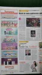 Hürriyet Cumartesi Gazete 16 Ocak 2016 Şebnem Sönmez,Deniz Çakır,Zeynep Kankonde,David Bowie,Sahrap Soysal,Burcu Güneş,Ayşe Arman,Burcu Güneş,Chris Botti,Gigi Hadid,Vedat Milor,Mehmet Yaşin,Bonus Flaş - Koçtaş - Migros Reklamı,Shrek The Musical Afişi,Banksy Afişi