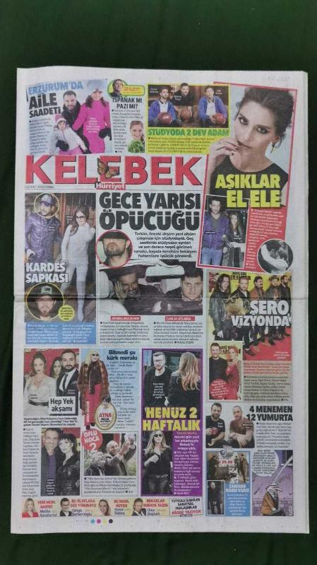 Hürriyet Kelebek Gazete 5 Şubat 2016 Alişan Furkan Korkmaz Cedi  