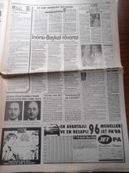 Takvim Gazetesi - 9 Eylül 1995 - Eyüp Belediye Başkanı Ahmet Genç Kızılay Kurucusu Miralay Abdullah Bey'in Mezarını Söktürmekle Suçlanıyor - Madonna'ya MTV Ödülü - Hami Mandıralı - Fenerbahçe'nin Aklı Real Betis'te - Bira Festivali Başlıyor - Vali Hayri Kozakçıoğlu Özür Dile - CHP Kurultayı Erdal İnönü Deniz Baykal Rövanşı - Greenhouse Bir Aile Kulübüdür - Hülya Avşar Bir Günde Milyarlarını Yok Etti