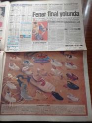 Takvim Gazetesi - 6 Mayıs 1995 - Müslüm Gürses Korsanların Peşinde - Metin Şen Yeşim Salkım Aşkı Bitti - Fenerbahçe Basketbolda Final Yolunda - Sergen Yalçın Çıldırdı - Milletvekilleri Atatürk Köşkü'nü Kendilerine Dinlenme Tesisi Yaptılar - Cumhurbaşkanı Süleyman Demirel - Vali Hayri Kozakçıoğlu - Hüsamettin Cindoruk - Dansöz Tanyeli - Yunan PKK İşbirliği Gün Gibi Ortada