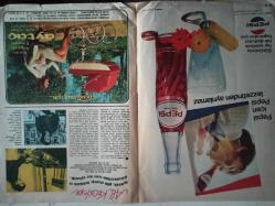 Ses Haftalık Aktüalite Sinema Tiyatro Müzik ve Gençlik Mecmuası Dergisi - Murat Soydan - Marlon Brando - Lesley Down - Terence Stamp - Steve Mc Queen - Jeanne Moreau - Nazan Şoray - Meliha Say - Ahmey Çevik - Pepsi Cola Reklamı - Ali Kocatepe - Aytaç Bebek Arabası Reklamı - Erol Büyükburç - Erkan Özarman - Dario Moreno - Esin Afşar fotoğraf ve haberi - Dergi Tam Değildir Sadece 4 Sayfası Mevcuttur - Dergi Kapağı Yoktur