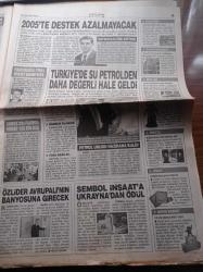 Star Gazetesi - 21 Kasım 2004 - Fenerbahçe Koptu Gidiyor - Sinan Şamil Sam Dünya Boks Konseyinin Yeni Kıtalararası Ağır Sıklet Şampiyonu - Dünyanın İlk İnsansı Robotu Başbakan Recep Tayyip Erdoğan İle Tanıştı - Şişli Belediye Başkanı Mustafa Sarıgül CHP'yi İkiye Bölen Mersin Mitingini Yaptı - Susurluk Sanığı Yaşar Öz Tahliye Oldu
