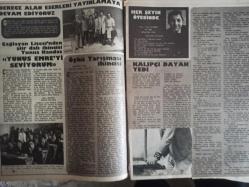 Ses Haftalık Aktüalite Sinema Tiyatro Müzik ve Gençlik Mecmuası Dergisi - Ayfer Feray - Rana Cabbar - Orhan Gencebay - Yeliz - Ufuk Deveci - Mustafa Aslan - Erol Evgin - Nurettin Tekson - Oya Aydoğan - Mehmet Samsa - Arif Şentürk - Zerrin Özer - Mahmut Hekimoğlu - Huri Sapan - Cenk Koray - Şakir Öner Günhan - Nisan Baner - Aysel Gürel - Selmi Andak - Buğra Uğur - Lindra Gray - Sue Ellen - Roman Polanski - Linda Strauss - Şefik - İsabella Huppert - Greta Garbo - Green Apple Şampuan Reklamı - Gülsün Kamu - Cihangir Gaffari - Gönül Yazar - Orhan Günşiray - Berkant  Mete İnselel - Hulusi Kentmen - Nubar Terziyan - Kamuran İnselel - Neriman Köksal - Gazanfer Özcan - Sezen Aksu - Aziz Nesin - Nevra Serezli - Yalçın Gülhan fotoğraf ve haberi - Dergi Tam Değildir Sadece 22 Sayfası Mevcuttur - Dergi Kapağı Yoktur