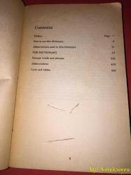 Webster's Dictionary - Leisure Entertainment Service - İngilizce Sözlük (Hafif Yıpranmalar Mevcut)