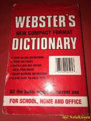 Webster's Dictionary - Leisure Entertainment Service - İngilizce Sözlük (Hafif Yıpranmalar Mevcut)