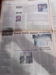 Yeni Şafak Gazetesi - 12 Temmuz 1995 - Ensar Vakfı Hizmet Atağında - İstanbul Büyükşehir Belediye Başkanı Recep Tayyip Erdoğan Milliyet Aleviler İle İlgili Düşüncemde Art Niyetli - Çıraklar En Çok Ferdi Tayfur Dinliyor - Vali Hayri Kozakçıoğlu - Galatasaray Korsika'da - Üç Büyükler UEFA'da Seribaşı - Orhan Gencebay - Şeytan Ayetleri Yeniden - Danaların Altından Doğru Yol Partisi Çıktı - Sırp Katiller Srebnica'da - Devlet Bakanı Esat Kıratlıoğlu - Süleyman Demirel