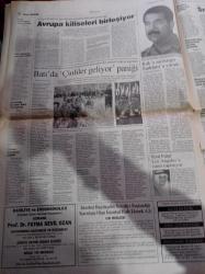 Yeni Şafak Gazetesi - 12 Temmuz 1995 - Ensar Vakfı Hizmet Atağında - İstanbul Büyükşehir Belediye Başkanı Recep Tayyip Erdoğan Milliyet Aleviler İle İlgili Düşüncemde Art Niyetli - Çıraklar En Çok Ferdi Tayfur Dinliyor - Vali Hayri Kozakçıoğlu - Galatasaray Korsika'da - Üç Büyükler UEFA'da Seribaşı - Orhan Gencebay - Şeytan Ayetleri Yeniden - Danaların Altından Doğru Yol Partisi Çıktı - Sırp Katiller Srebnica'da - Devlet Bakanı Esat Kıratlıoğlu - Süleyman Demirel