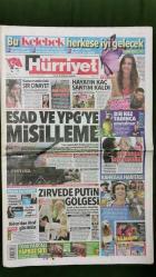 Hürriyet Gazete 14 Şubat 2016 Esad Ve YPG'ye Misilleme,Leyla Lydia Tuğutlu,Furkan Andıç,Gülriz Sururi,Ahmet Davutoğlu,Patrik Kiril,Papa Françeşko,Kemal Sunal,Şener Şen,Metin Akpınar,Zeki Alasya,Prof. İlber Ortaylı,Sophie Theallet,Rupert Murdoch,Işıl Alben,Birsel Vardarlı,Wesley Sneijder,Robin Van Persie,Fernandao,Şener Özbayraklı,Raul Meireles,Selin Sayek Böke,Fatma Köse,Yusuf Yerkel,Erdal Kocabıyık,Nur Fettahoğlu,Mazhar Alanson,Cem Yılmaz,Chloe Loughnan,Aslı Enver,Murat Boz,Özgecan Aslan,Sinan Akçıl,Ajda Pekkan,Ebru Şallı,Seçkim Piriler,Sezen Aksu,İlker Ayrık - Kıvanç Tatlıtuğ Akbank Reklamı,Seri İlanlar,All - Star Basketbol Reklamı,Bilyoner.com - Tivibu - Kapıcıoğlu - Peugeot - Ford Reklamı
