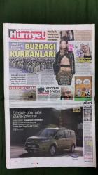 Hürriyet Gazete 14 Şubat 2016 Esad Ve YPG'ye Misilleme,Leyla Lydia Tuğutlu,Furkan Andıç,Gülriz Sururi,Ahmet Davutoğlu,Patrik Kiril,Papa Françeşko,Kemal Sunal,Şener Şen,Metin Akpınar,Zeki Alasya,Prof. İlber Ortaylı,Sophie Theallet,Rupert Murdoch,Işıl Alben,Birsel Vardarlı,Wesley Sneijder,Robin Van Persie,Fernandao,Şener Özbayraklı,Raul Meireles,Selin Sayek Böke,Fatma Köse,Yusuf Yerkel,Erdal Kocabıyık,Nur Fettahoğlu,Mazhar Alanson,Cem Yılmaz,Chloe Loughnan,Aslı Enver,Murat Boz,Özgecan Aslan,Sinan Akçıl,Ajda Pekkan,Ebru Şallı,Seçkim Piriler,Sezen Aksu,İlker Ayrık - Kıvanç Tatlıtuğ Akbank Reklamı,Seri İlanlar,All - Star Basketbol Reklamı,Bilyoner.com - Tivibu - Kapıcıoğlu - Peugeot - Ford Reklamı