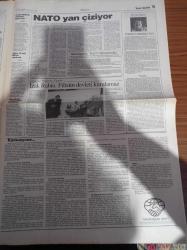 Yeni Şafak Gazetesi - 14 Temmuz 1995 - Avrupa Kupalarında Kuralar Çekildi - Semih Saygıner Bilardo Kahve Sporu Değil - Doçent Doktor Abdülaziz Bayındır - Kimse Birleşmiş Milletler Genel Sekreteri Butros Gali'yi İstemiyor - Esat Kıratlıoğlu Kendisini Yalanlıyor -  Bağımsız Milletvekili Hasan Mezarcı - Gazi Olayları Davası - Mehmet Ali Aybar Toprağa Verildi - Recep Tayyip Erdoğan'ın Eli Kolu Bağlanıyor - Fethullah Gülen Açıklaması
