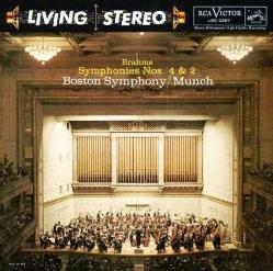 CD/ Brahms: Symphonies No. 4 in E Minor, Op. 98 & No. 2 in D Major, Op. 73 -CHARLES MUNCH