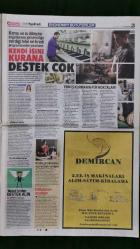 Hürriye Ekonomiyi Büyütenler Gazete 18 Şubat 2016 Suya Edirne'den Yön Verdi,Kendi İşini Kurana Destek Çok,Girişimcilerin Sayısı Artmalı,Dış Ticaretin Finansmanında Yapı Kredi Farkı,Vodafone - İncir Rüyası - Pamidor - Elmas Reklamı,Timur Acar Yapı Kredi Bankası Reklamı