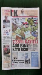 Hürriyet İ K Gazete 21 Şubat 2016 Batuhan Aydagül,Osman Tüzün,7.351'i Kayıtlı 400 Bini Kayıt Dışı,Köfte Zinciri Açmanın Maliyeti 150 Bin Dolar,Terfi Kararları Olimpiyatlarda Finale Kalmak Gibi,İş İlanları