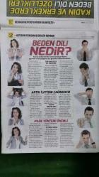 Hürriyet Kelebek 2 29 Nisan 2016 Aşkım Kapışmak,Beden Dili,İletişim Ve İnsan İlişkileri Rehberi,Bir Kadın Beden Dilinizle Nasıl Etkilersiniz ?,Bir Erkeği Beden Dilinizle Nasıl Etkilersiniz ?,Kadın Ve Erkeklerde Beden Dili Özellikleri,Mutlu Ve Sağlıklı Olmak İçin Yapılması Gereken Beden Dili Hareketleri