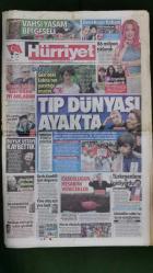 Hürriyet Gazete 31 Mayıs 2015 Tıp Dünyası Ayakta,Ece Seçkin,Erdal Özyağcılar,Güzin Yağcılar,Harvey Keitel,Recep Tayyip Erdoğan,Kemal Kılıçdaroğlu,Bedri Koraman Vefat Etti,Ahmet Davutoğlu,Alkışlarla ŞAMPİYON,Sabri Sarıoğlu,Emre Çolak,Lukas Podolski,Aydın Yılmaz,Sinan Bolat,Bugün Günlerden GALATASARAY Ülker Reklamı,Bengü,Slaven Bilic,Fikret Orman,Tomas Sivok,Hamza Hamzaoğlu,Tomas Sivok,Aziz Yıldırım,Ali Koç,Emre Belözoğlu,Fırat Aydınus,Hulusi Belgü,Başak Demirtaş,