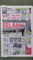 Hürriyet Gazete 25 Nisan 2015 Kahramanlara Selam,Vladimir Putin,Nicos Anastasiades,François Hollande,Barack Obama,Angela Merkel,İsmail Kartal,Joachim Löw,Ömer Onan,Melih Mahmutoğlu,Oğuz Savaş,Zeljko Obradovic,Semih Kaya,Hamza Hamzaoğlu,Floyd Mayweather,Bengü,Canan Ergüder,Nazlı Ilıcak,Kadir İnanır,Emrah,Meryem Uzerli,İbrahim Kendirci,Mert Fırat,Cansel Elçin,Kıvanç Tatlıtuğ - İlker Ayrık Akbank Reklamı,Seri İlanlar,SeaPearl - JEEP - Toyota Reklamı