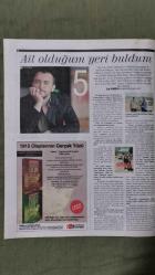 Hürriyet Keyif Gazete 26 Nisan 2015 Dikkat Yüksek Dozda Sevgi İçerir,Salma Hayek,Hüsnü Şenlendirici,Ertan Saban,Ali Atay,Serkan Keskin,Wade Davis,Cinemapink- Moi Sahne Reklamı,Kızılordu Korusu Afişi,Limonata - Cake - İntikan Kapanı Film Afişi,Tiyatro Sahneleri,Adem Güneş Çocuk Eğitiminde 100 Temel Kural Kitap Reklam Afişi