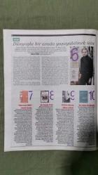 Hürriyet Keyif Gazete 26 Nisan 2015 Dikkat Yüksek Dozda Sevgi İçerir,Salma Hayek,Hüsnü Şenlendirici,Ertan Saban,Ali Atay,Serkan Keskin,Wade Davis,Cinemapink- Moi Sahne Reklamı,Kızılordu Korusu Afişi,Limonata - Cake - İntikan Kapanı Film Afişi,Tiyatro Sahneleri,Adem Güneş Çocuk Eğitiminde 100 Temel Kural Kitap Reklam Afişi