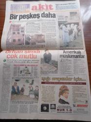 Akit Gazetesi - 1 Nisan 1998 - Recep Tayyip Erdoğan Referansımız İslam - Gurbetteki Türkiye Yazı Dizisi - 2. Uluslararası Piramit Tekvando Turnuvası - Beşiktaş'ta Alpay Özalan Sevinci - Görevden Alınan Fazilet Partili Kartal Belediye Başkanı Mehmet Sekmen - Melih Gökçek Beni De Alacaklar - Abdullah Gül - Yargıtay Aczmendiler Terör Örgütü Değil