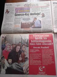 Akit Gazetesi - 14 Nisan 1999 - Ecevit Gerçeği Yazı Dizisi - Galatasaray Beşiktaş Kupa İçin Kapışacak - Yılmaz Vural Çanakkale Dardanel Ligde Kalacak - Vay İski'ci CHP Vay - Fazilet Partisi İstanbul Büyükşehir Belediye Başkanım Adayı Ali Müfit Gürtuna - Aydın Doğan