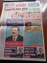 Akit Gazetesi - 14 Nisan 1999 - Ecevit Gerçeği Yazı Dizisi - Galatasaray Beşiktaş Kupa İçin Kapışacak - Yılmaz Vural Çanakkale Dardanel Ligde Kalacak - Vay İski'ci CHP Vay - Fazilet Partisi İstanbul Büyükşehir Belediye Başkanım Adayı Ali Müfit Gürtuna - Aydın Doğan
