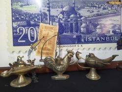 PİRİNÇ 3 PARÇA KANDİL SETİ