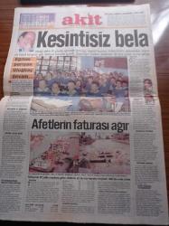 Akit Gazetesi - 27 Mayıs 1998 - Erzurumspor Kulübü Başkanı Cemal Polat - Hamza Yerlikaya - Sakaryaspor Finalde - Sekiz Yılık Kesintisiz Eğitim Belası - Gazeteci Nurettin Şirin Adalet İstiyor - Müsiad'ı Kapatma Girişimine Sakıp Sabancı da İsyan Etti - Nurettin Sözen Yumruk Olayını Çarpıttı - Abdüllatif Şener - Akın Birdal'a Yönelik Suikast Girişimi - Fatih Karaca Yeniden RTÜK Üyesi