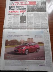 Aydınlık Gazetesi - 10 Nisan 2015 - Milli Şehit Kaymakam Kemal Bey - Mircea Lucescu -  İsmail Kartal - Eskrimde Seçim Zamanı - Vatan Partisi Adayı Emekli Tümgeneral Naci Beştepe Sırasını Gaziye Verdi - Berkin Elvan Dosyası - Öncü Gençlik Geldi Amerikan Büyükelçisi John Bass Kaçtı - Fethullah Gülen Cemaati - ABD Kriptolarında Kemal Kılıçdaroğlu - Mit Tır'larında 32 Asker İçin Tutuklama - Ahmet Davutoğlu - Sabahattin Önkibar