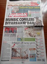Aydınlık Gazetesi - 4 Mart 2017 - Novak Djokovic Elendi - Eskrimde İbrahim Ahmed Acar'dan Tarihi Madalya - 15 Temmuz Darbe Girişiminin Çatı İddianamesi Hazırlandı - Vatan Partisi Lideri Doğu Perinçek Kürdistan Bayrağıyla Teröristle Savaşılamaz - Münbiç Conileri Diyarbakır'dan - Recep Tayyip Erdoğan'ın Uçağında Yasaklanan Soru - Rus Komutan Sergey Rudskoy PYD Çıkacak Beşar Esad Girecek