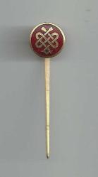 TIP TEMALI MİNELİ TEK İĞNELİ ROZET...