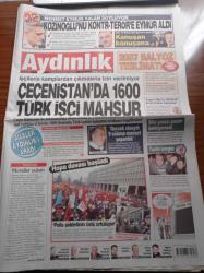Aydınlık Gazetesi - 10 Aralık 2011 - Tarihi Türk İş Kongresi - İzmir'e Giren İlk Sosyalist Komutan Kerim Soyka - Mehmet Ağar Ve Alaattin Çakıcı Döküldü - Kaşif Kozinoğlu'nu Kontr Terör'e Mehmet Eymür Aldı - Mehmet Baransu - Şike İddianamesi Kabul Edildi - Olgun Peker Ve Aziz Yıldırım İki Ayrı Örgüt Kurmaktan Suçlanıyor - Çeçenistan'da 1600 Türk İşçi Mahsur -Hopa Davası Başladı - Tansu Çiller'in Mossad İle İsrail'deki Toplantısı - Fikret Otyam