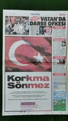 Hürriyet Gazete 19 Temmuz 2016 7795 Polis Açıkta,Mete Yarar,Binali Yıldırım,Şaban Dişli,Hulusi Akar,Mehmet Dişli,Ersun Yanal,Wesley Sneijder,Sinan Gümüş,Mario Gomez,Demba Ba,Gökhan Gönül,Oscar Cardozo,Emre Mor,Metin Eren,Nuri Özaltın Taziye İlanları,Turkcell - Sinpaş GYO - Kuzu Grup - Nişantaşı Üniversitesi - Şok Market Reklamı,BOYDAK Holding Afişi,