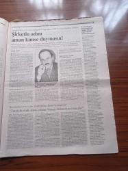 Aydınlık Gazetesi - 16 Ocak 2000 - Kurucusu Şefik Hüsnü - Devlet Bahçeli'yi MiT İkna Etti - Fethullah Gülen Başrol Recep Tayyip Erdoğan Arka Planda - Doğu Perinçek - Haftanın Konuğu Ayla Algan - Mayıs'ta Urfa Cizvit Zirvesi - Bakü Ceyhan Hattıyla Kurulan Büyük Tuzak Cento - Süleyman Demirel - Tony Blair - İlk Rockefeller Bursiyeri Bülent Ecevit