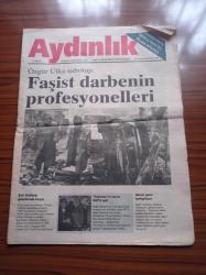 Aydınlık Gazetesi - 10 Aralık 1994 - Kurucusu Şefik Hüsnü - Doğu Perinçek - Özgür Ülke Sabotajı - Haftanın konuğu Eğitim İş Genel Başkanı Niyazi Altunya - Şair Yılmaz Odabaşı Gözaltında Kayıp - Suçluların Sayısı 400'ü Aştı - Doğu Perinçek'in Ceza Alan Konuşması - Ercan Karakaş - Nurseli İdiz - Baskın Oran - Hayati Asılyazıcı - Genel Grev Tartışılıyor