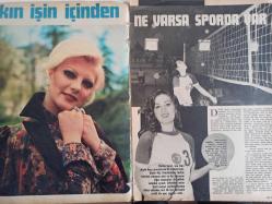 Ses Haftalık Aktüalite Sinema Tiyatro Müzik ve Gençlik Mecmuası Dergisi - 19 Nisan 1975 - Sayı:16 - Gülşen Bubikoğlu - Türkan Şoray - Ne Varsa Sporda Var haberi - Uğur Dündar Posteri - İhsan Baysal - Salim Dündar - Hükmet Taşdemir - Hakan Balamir - Yusuf Sezer - Salim Dündar - Siemens Elektrik Süpürgesi Reklamı - Jumbo Çatal Kaşık Reklamı - Lale Çarşaf Reklamı fotoğraf ve haberi - Dergi Tam Değildir Sadece 8 Sayfası Mevcuttur