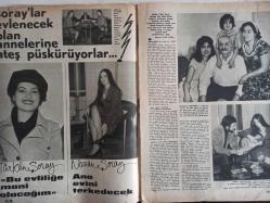 Ses Haftalık Aktüalite Sinema Tiyatro Müzik ve Gençlik Mecmuası Dergisi - 11 Aralık 1971 - Sayı:50 - Emel Sayın - Ryan O'Neal - Leigh Taylor Young - Peggy Lipton - Claudine Longet - Barbra Streisand - Andy Williams - Claudine Longet - Türkan Şoray - Nazan Şoray - Meliha Şoray - Sezen Cumhur Önal - Ekrem Bora - Lale Oraloğlu - Murat Soydan - Elif Pektaş - Esin Afşar - Kerim Afşar - Stuart Whitman - Arzu Okay - Cihangir Gaffari - Burt Lancaster - Sezai Solelli - TOFAŞ Araba Reklamı fotoğraf ve haberi - Dergi Tam Değildir Sadece 10 Sayfası Mevcuttur