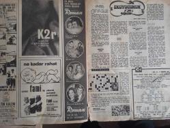 Ses Haftalık Aktüalite Sinema Tiyatro Müzik ve Gençlik Mecmuası Dergisi - 12 Ağustos 1972 - Sayı:33 - Hülya Koçyiğit - Türkan Şoray - Cahit Oben - Nurcan Çilci - Hülya Darcan - Ceylan Ece - Edip Akbayram - Sezer İnanoğlu - Berker İnanoğlu - Sezer Güvenirgil - Metin Ersoy - Zeynep Aksu - Ringo - Hikmet Münir Ebcioğlu fotoğraf ve haberi - Dergi Tam Değildir Sadece 8 Sayfası Mevcuttur