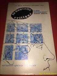120 Revue Mensuelle Novembre 1960 - La Nouvelle Critique - A Quoi Servons Nous ? Numero Special - Fransızca Kitap (120 Aylık İnceleme Kasım 1960 - Yeni Eleştiri - Biz Ne İçiniz? Özel numara)