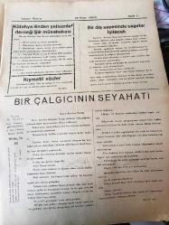 KÜTAHYA TAVŞANLI  POSTASI GAZETESİ YEREL TAŞRA BASINI-   30 Nisan 1962- YIL :13 SAYI :731- İstanbul- Kütahya Yüksek Talebe Yurdu Törenle Açıldı - Tunçbilek te  Müsamere  -Spor Kasımpaşa Futbol Takımı  Kütahya da - Siyaset Adamı  F. Lütfü  Karaosmanoğlu - Eski  bir skotland  yard  müfettişi  filminde  eski  vazifesini  canlandıracak - Hava Savunma Füze Grubuna Kupa Verilecek - Memleket  Haberleri : Japonya da bir camiyi  Türkler  tamir ettirdi -   Orta ve Yüksek Okullardaki  Ders Saatleri  Tespit Edildi -