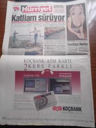 Hürriyet Gazetesi - 21 Eylül 1994 - Danimarkalı Futbolcu Pingel Fenerbahçe'ye Ateş Püskürdü - Beşiktaş Kalecisi Auman - Harika Avcı - İtalya Başbakanı Silvio Berlusconi Kanal D'ye Ortak Oldu -  Dansöz Nabi Sabuncu - Tansu Çiller'e Şantaj - Turgut Özal'ın Adamlarının Kanlı Savaşı - Emlakbank Genel Müdürü Engin Civan - En Büyük Petrol Anlaşması - Refah Partisi Manisa Belediye Başkan Adayı Bülent Arınç'ın Evini Türbanlı Kızlar Soydu - Ercan Yazgan - Kaygısızlar Dizisi