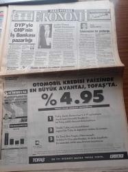 Hürriyet Gazetesi - 22 Mart 1995 - Sincan Eski Başkanı Aziz Gürsoy'un Şike İddiaları İhbar Kabul Edildi - Galatasaray'ın Yeni Kaptanı Bülent Korkmaz - Bayern Münih Ajax Maçı Hakemi Ahmet Çakar - Ünlü Seks Fantezileri - Madonna - Tina Turner - Julio Iglesias - Pınar Eliçe - Serbest Nevruz Sakin Geçti - Jandarma Asayiş Bölge Komutanı Hasan Kundakçı - 3 Bin PKK'lı Çemberde