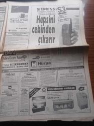 Hürriyet Gazetesi - 22 Mart 1995 - Sincan Eski Başkanı Aziz Gürsoy'un Şike İddiaları İhbar Kabul Edildi - Galatasaray'ın Yeni Kaptanı Bülent Korkmaz - Bayern Münih Ajax Maçı Hakemi Ahmet Çakar - Ünlü Seks Fantezileri - Madonna - Tina Turner - Julio Iglesias - Pınar Eliçe - Serbest Nevruz Sakin Geçti - Jandarma Asayiş Bölge Komutanı Hasan Kundakçı - 3 Bin PKK'lı Çemberde