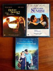 Efemera - Before Sunrise & Before Sunset & Before Midnight DVD Üçleme  - Gün Doğmadan & Gün Batmadan & Gece Yarısından Önce * Ethan Hawke - kitantik - kitaLog