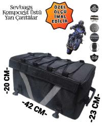 Sevbags Motorsiklet Kompozit Üstü Yan Çantalar Sağ Sol İki Adet