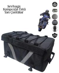 Sevbags Motorsiklet Kompozit Üstü Yan Çantalar Sağ Sol İki Adet